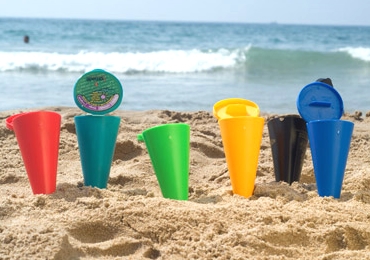 Beach ashtrays