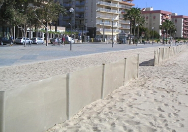 Sand beach protection